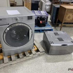 Stainless Steel Maytag Washer & Pedestal (Slow Spin Cycle)
 UNRESERVED