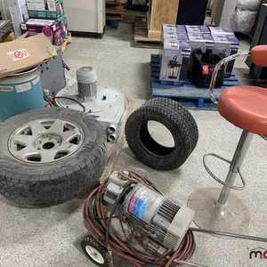Hydraulic Shop Stool, Air Compressor, Tire Rim 265/70/17, Lawn Tractor Tire & More
 UNRESERVED