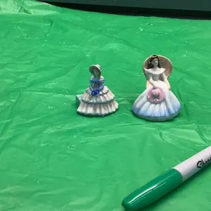 (2) MINIATURE ROYAL DOULTON FIGURINES