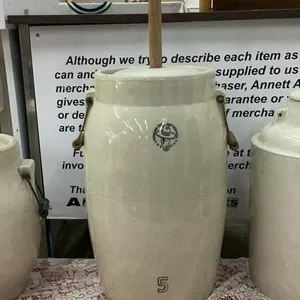 SLEEPY INDIAN MEDICINE HAT POTTERIES BUTTER CHURN
