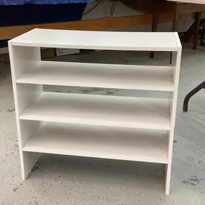 (2) STACKING SHOE SHELVES