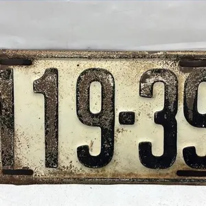 1922 Ontario License Plate