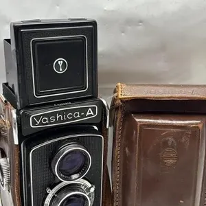 Antique Yashica - A Video Camera with Leather Case