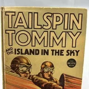 1936 Tailspin Tommy in the Sky Big Little Book