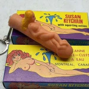 Susan Keychain Squirting Action Toy lot of 2
