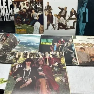 Vinyl LP Record Lot Hollies Huey Lewis Heart