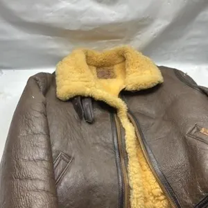 Vintage Leather Pilots Bomber Jacket