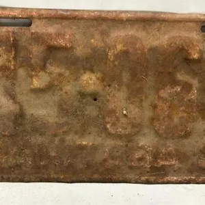 1936 Manitoba License Plate
