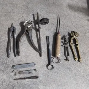 10 very old hand tools