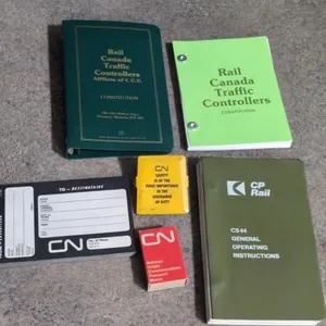 CPR and CN books (1980s) and collectibles