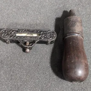 Antique multi tool screwdriver with 9 bits and