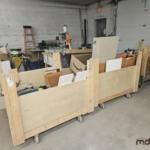(3) Homebuilt Rolling Carts (Contents Not Included)
 UNRESERVED