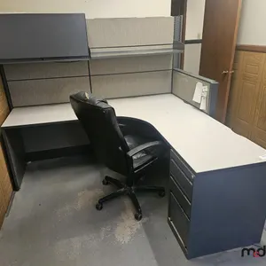 L-Shaped Desk w/ Hutch and Chair
 UNRESERVED
