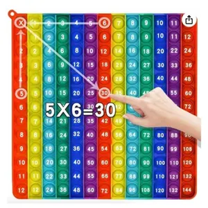 Multiplication Table Bubble Toys Relieve Stress and Anxiety Up To 12×12