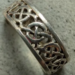 Silver Ring, Size 9.