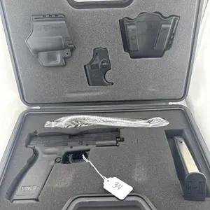 Springfield XD9 9MM
Two 16 round clips, belt