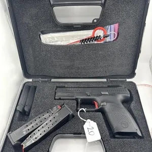 CZ P-10 9MM
Two 15 round clips, two backstraps,