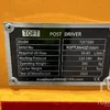 2024 TOFT TOFT680 9 in Skid Steer Post Driver (Unused)