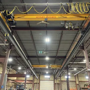 (2) Konecranes Remote Controlled Overhead Cranes & Approx. 118' Beam
 UNRESERVED