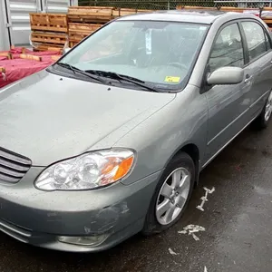 2003 TOYOTA COROLLA LE, 4DRSD, GREEN, VIN 2T1BR38E23C713640,