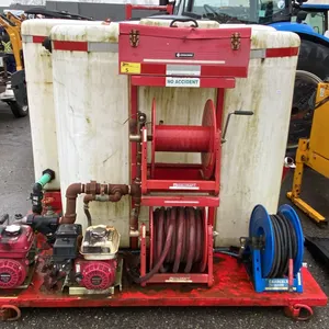 METAL SKID PLATE MOUNTED DUAL MOTOR SPRAYER SYSTEM WITH 2 TANKS