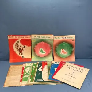 CHRISTMAS SHEET MUSIC LOT