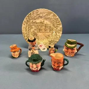 (6) MINIATURE ARTONE PITCHERS & MUGS