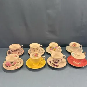 (8) CUPS & SAUCERS