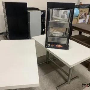 Perfect Fry Company Food Warmer and (2) Tables (Approx. 48''x28'')
 UNRESERVED