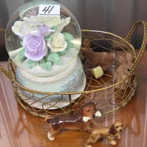 Floral Twinkle Waterglobe Lot
