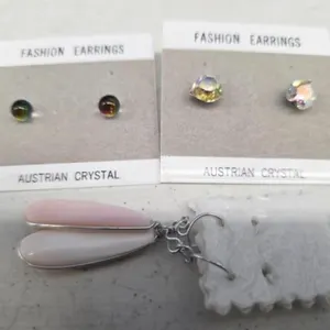 Austrian Crystal Earrings Lot