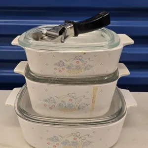 Vintage Corningware Baking Dishes - Duck Theme