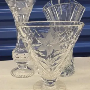 Crystal Vase Lot