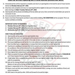 HOW THE BIDDING PROCESS WILL WORK