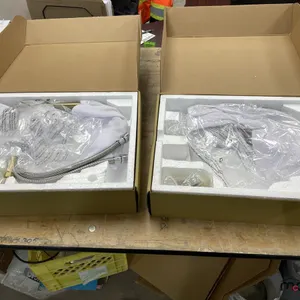 (2) Signature Hardware Isabel Bar Faucets (One Silver & One Brass)
 UNRESERVED