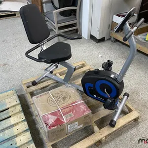 X-Terra Recumbent Exercise Bike & Set of 55lb Barbell Weights
 UNRESERVED