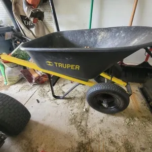 Truper Wheelbarrow - Heavy Duty, Yellow Frame
