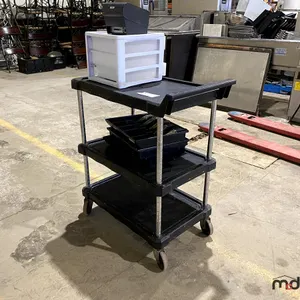 3-Tray Black Cart, Epson Receipt Printer, 3-Drawer Storage Bin & More
 UNRESERVED
