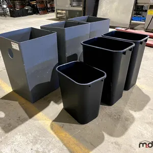 (3) Black Trash Bins & (3) Square Grey Bins
 UNRESERVED