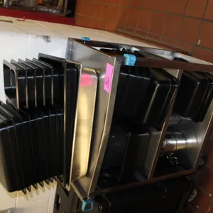 Metal Cart and Contents