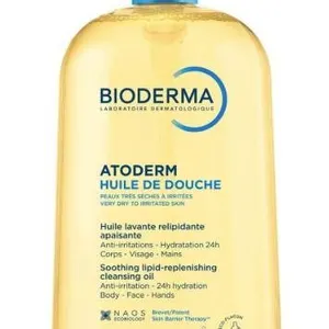 Bioderma Atoderm Huile de Douche, 1L Bottle, 33.8 fl oz