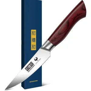 HOSHANHO 3.75 inch Paring Knife, Japanese High Carbon Stainless Steel Small Kitchen Knife, Ultra Sha