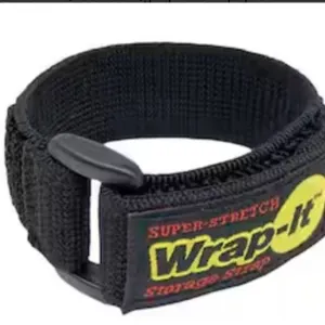 Wrap-It 9 in. Elastic Hook and Loop Cinch Strap for Cords, Rope, Tools and More Super Stretch Storag