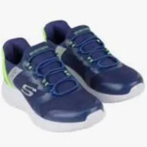 Skechers Swift Fit Sneakers, Size 3, Blue and Green