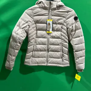 Paradox Women’s Packable Down Jacket S/P with Hood – Beige