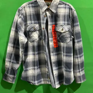 Jachs New York Plaid Long Sleeve Button-Up Shirt Medium
