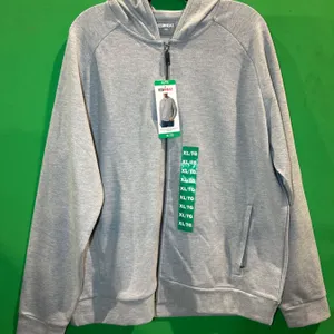 32 Degrees Heat Lightweight Hoodie Full-Zip Sweatshirt, Size XLTG, Gray