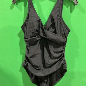 Roots Women’s One-Piece Swimsuit, Black, Size 8