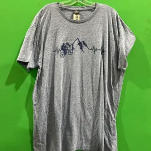 Men’s Gray Short-Sleeve T-Shirt – River Wear 2XL