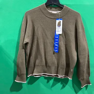 Scotch & Soda Women’s Sweater in Olive Green, Size L/G